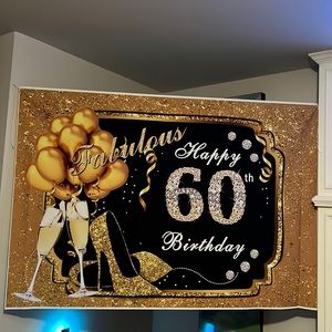 Yeele 7x5ft Vinyl Fabulous 60Th Birthday Backdrop
